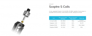 sceptre-s coil options
