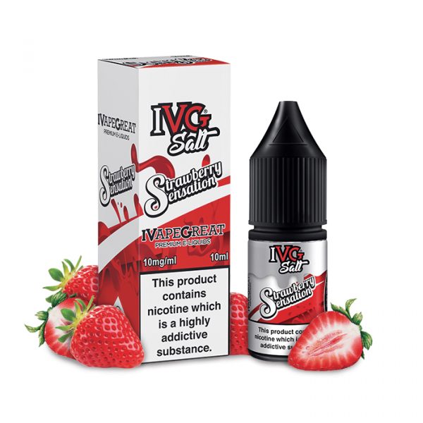 ivg salt strawberry sensation 10ml
